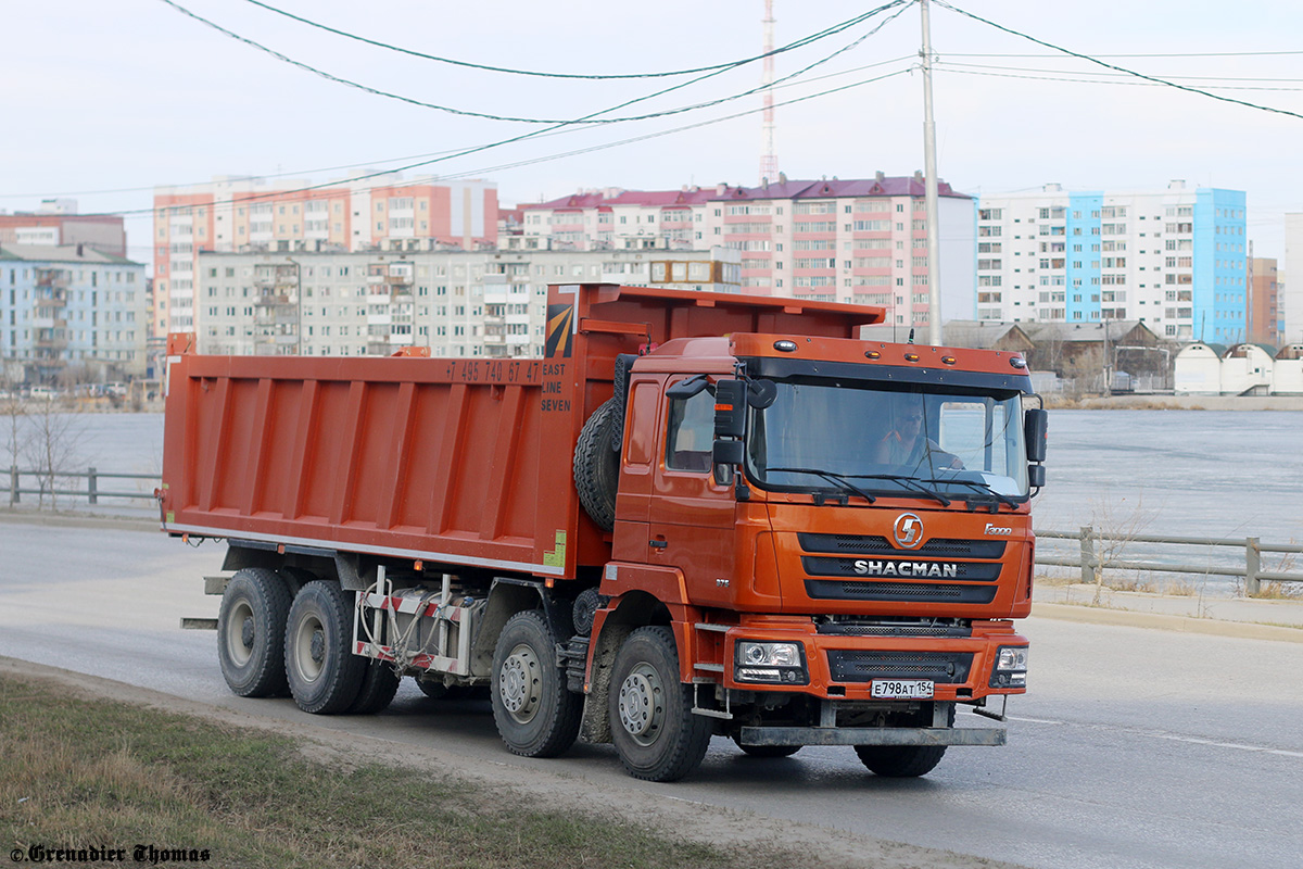 Саха (Якутия), № Е 798 АТ 154 — Shaanxi Shacman F3000 SX331x