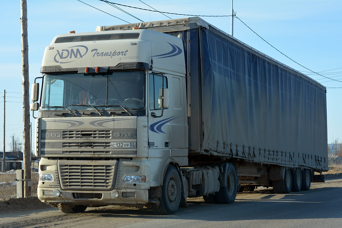 Нижегородская область, № С 132 УР 52 — DAF XF95 FT