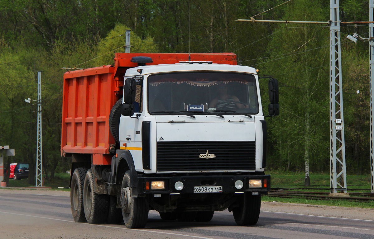 Московская область, № Х 608 КВ 750 — МАЗ-5516 (общая модель)