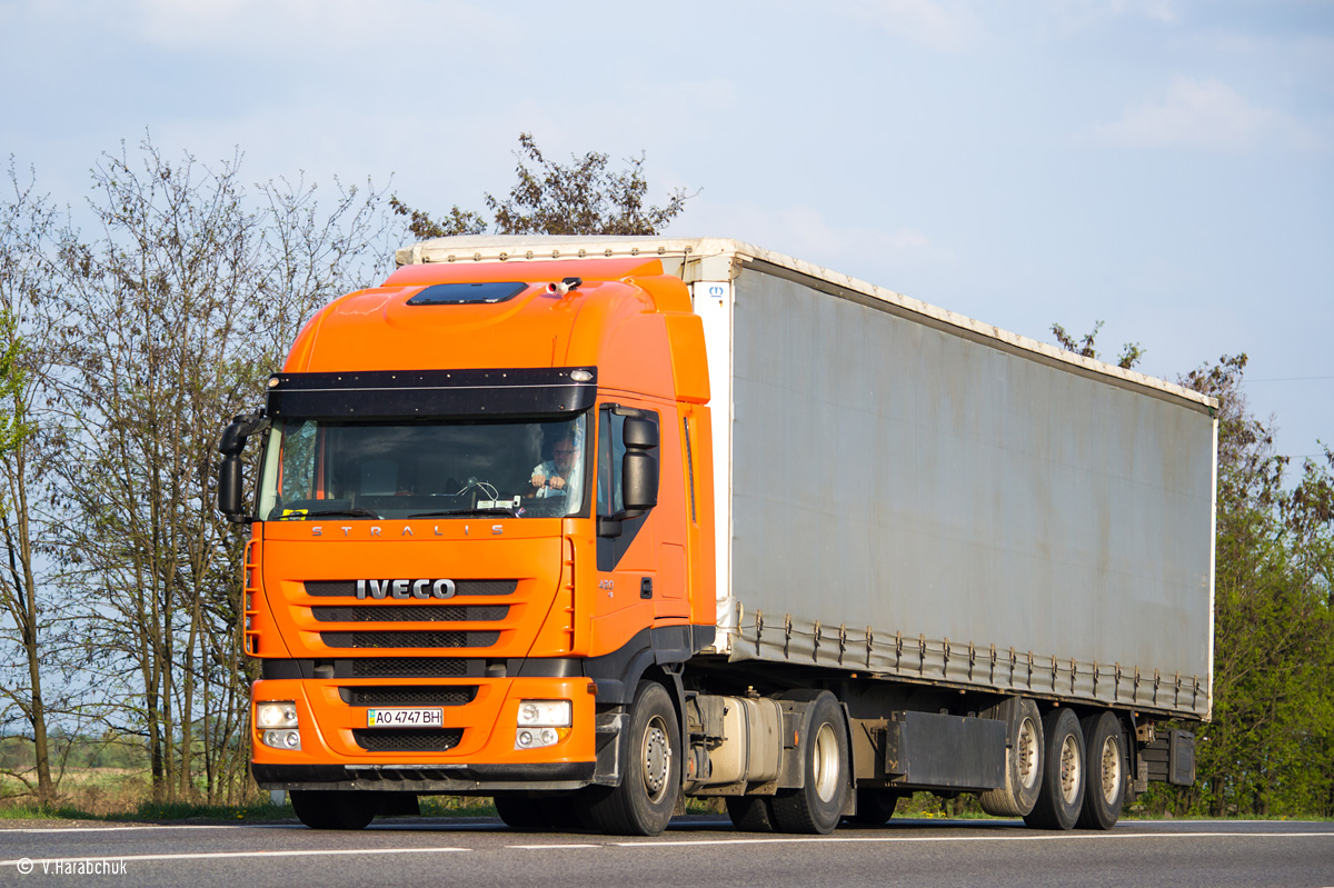 Закарпатская область, № АО 4747 ВН — IVECO Stralis ('2007) 420