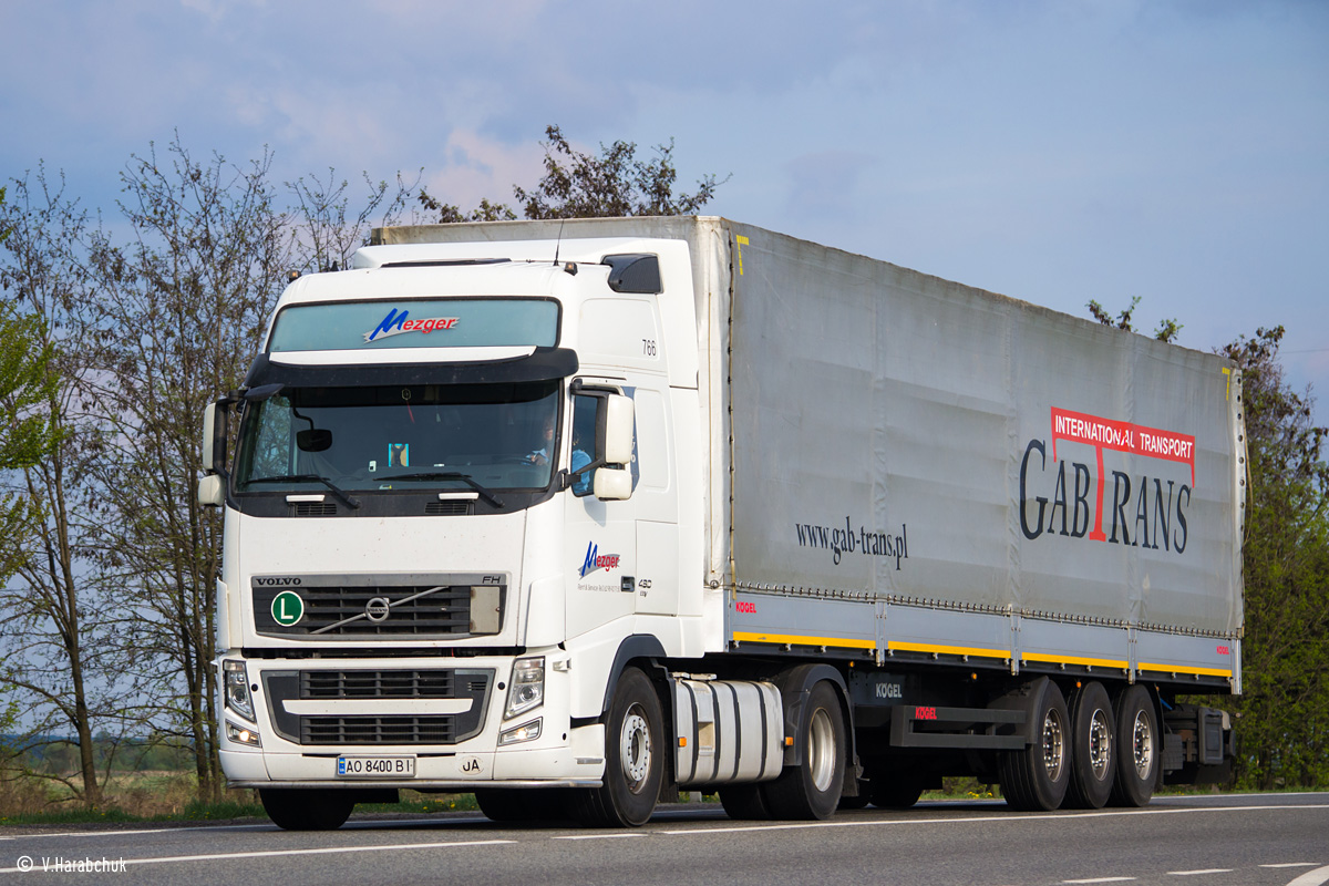 Закарпатская область, № АО 8400 ВІ — Volvo ('2008) FH.460