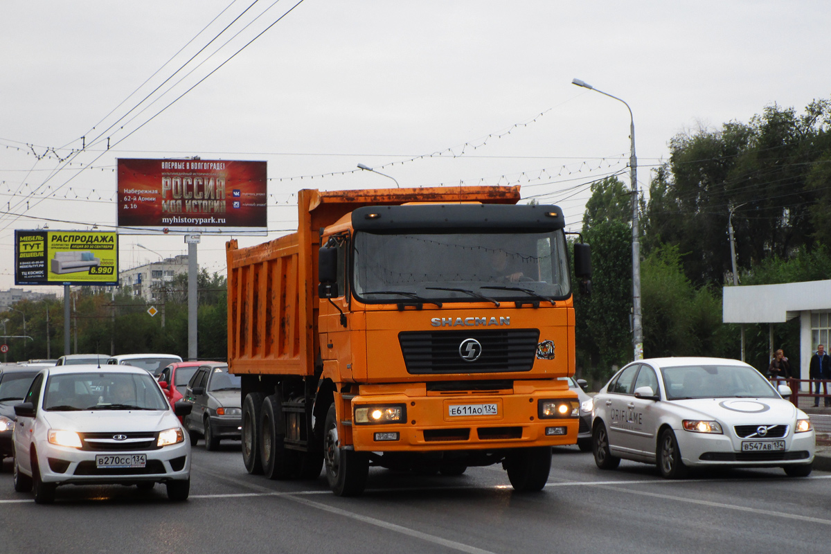 Волгоградская область, № Е 611 АО 134 — Shaanxi Shacman F2000 SX325x