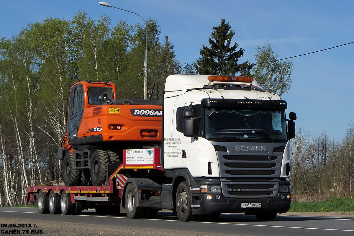 Москва, № Н 685 ВК 77 — Scania ('2009) G400