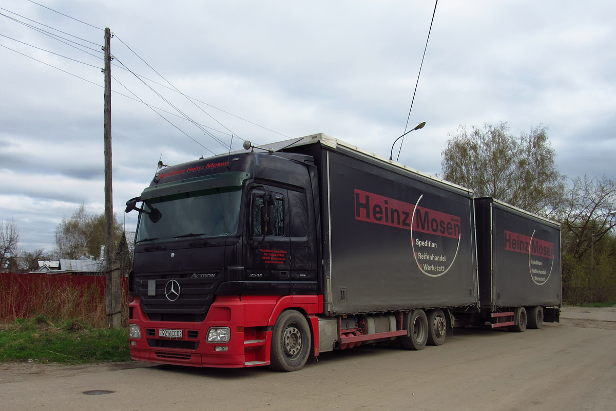 Таджикистан, № 9216 CC 02 — Mercedes-Benz Actros ('2009) 1846