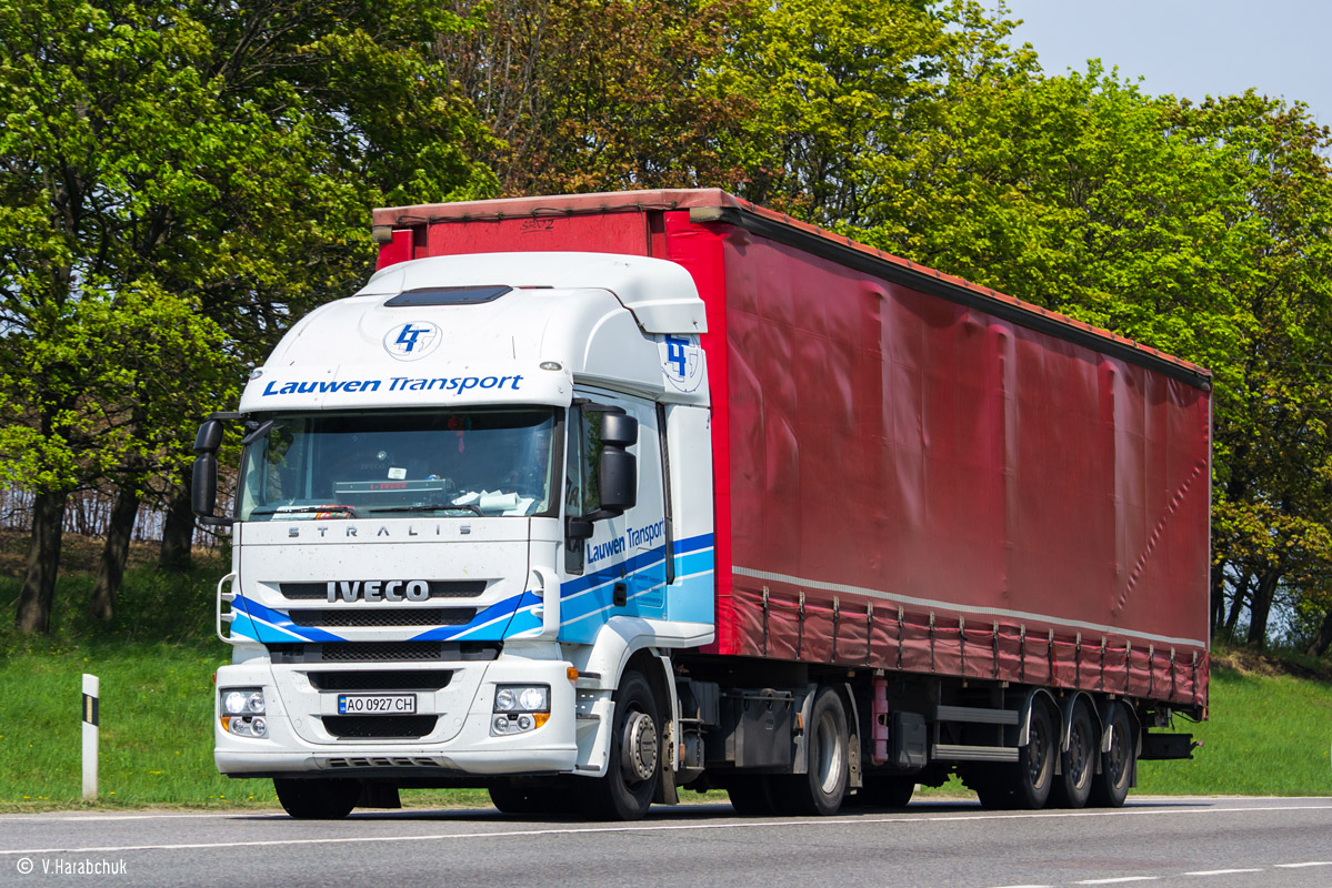 Закарпатская область, № АО 0927 СН — IVECO Stralis ('2007)