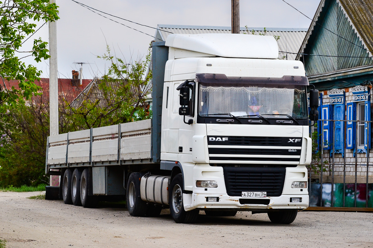 Волгоградская область, № А 327 ВН 34 — DAF XF95 FT