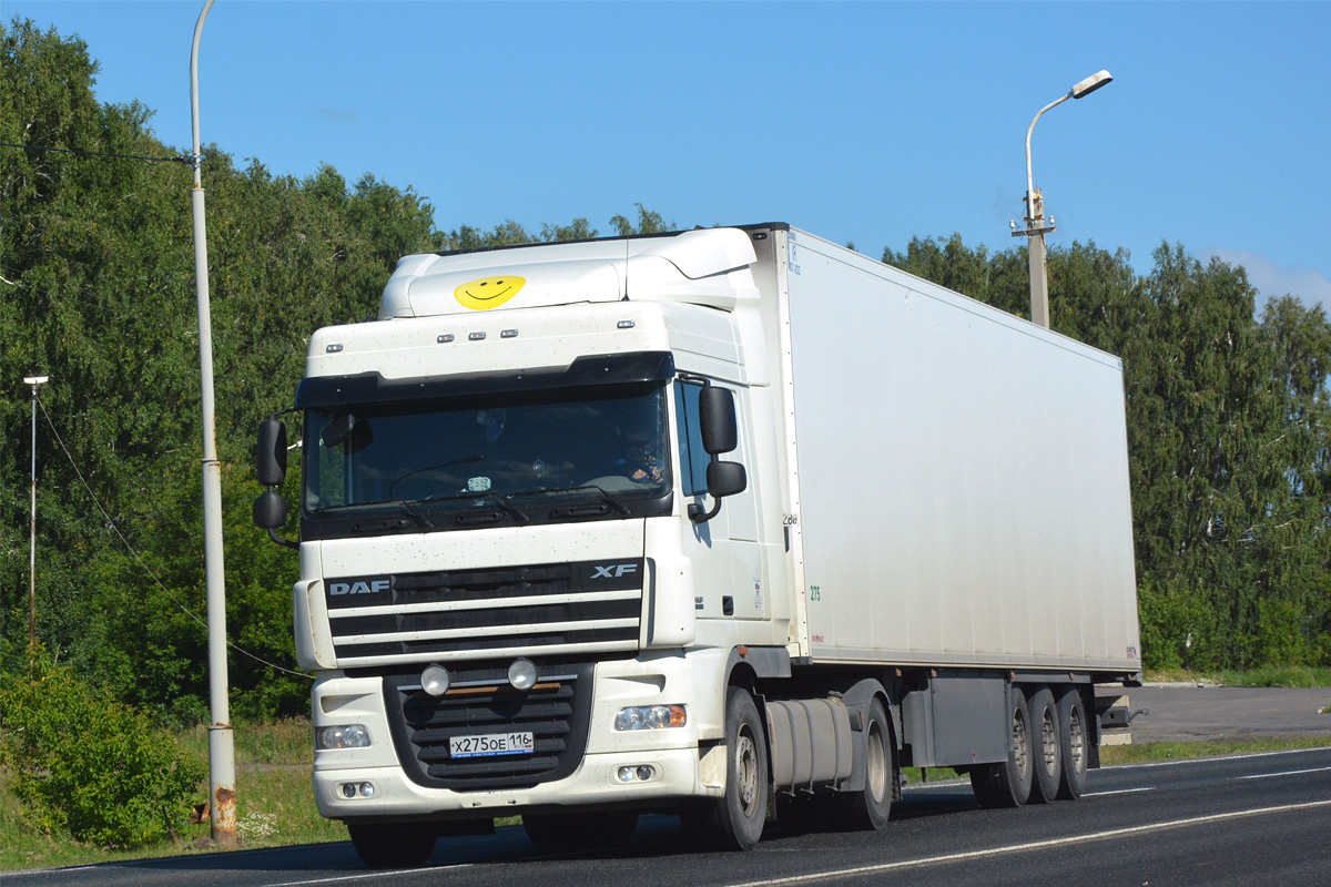 Татарстан, № Х 275 ОЕ 116 — DAF XF105 FT