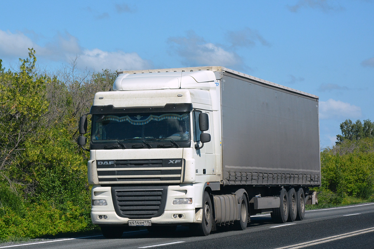 Татарстан, № Х 414 ХМ 116 — DAF XF105 FT