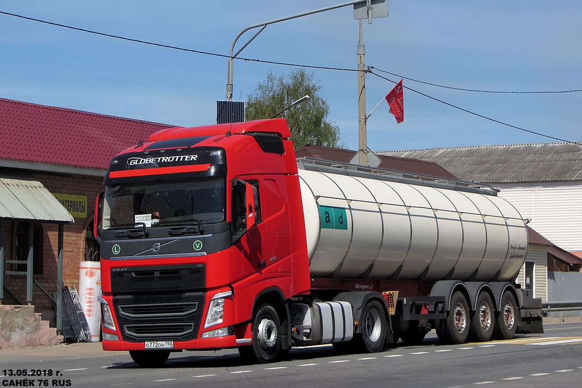 Московская область, № О 772 ОН 750 — Volvo ('2012) FH.460