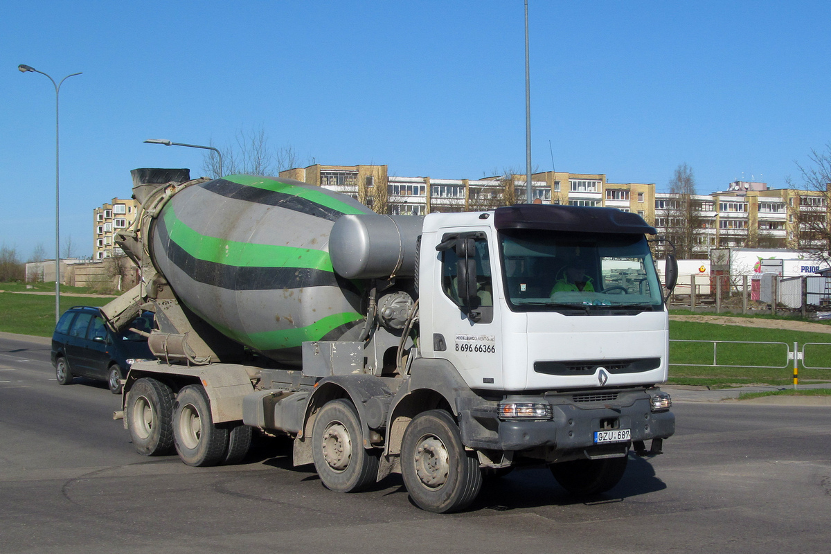 Литва, № GZU 687 — Renault Kerax