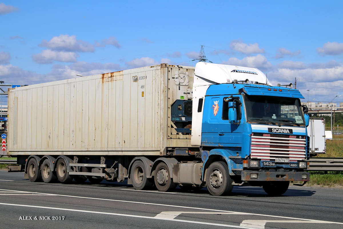 Санкт-Петербург, № Е 067 РВ 178 — Scania (II) R143M