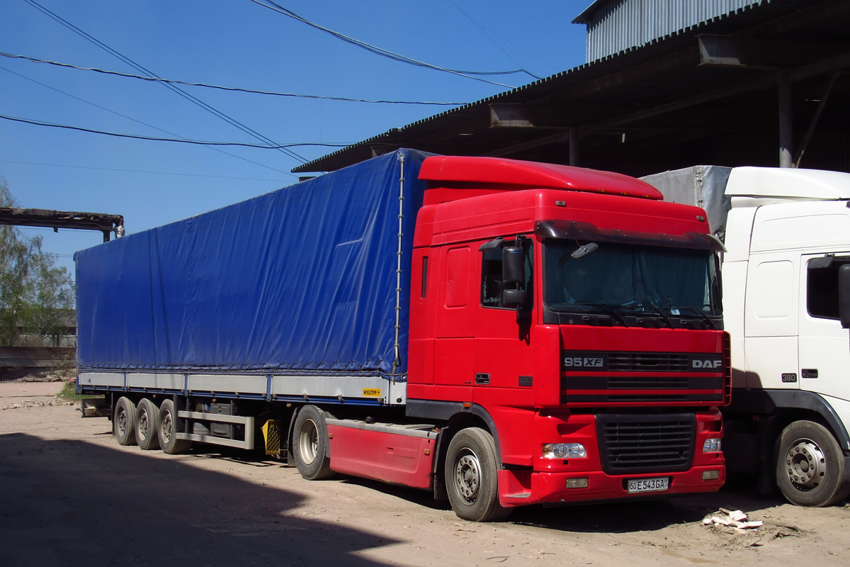 Узбекистан, № 50 E 543 GA — DAF 95XF FT