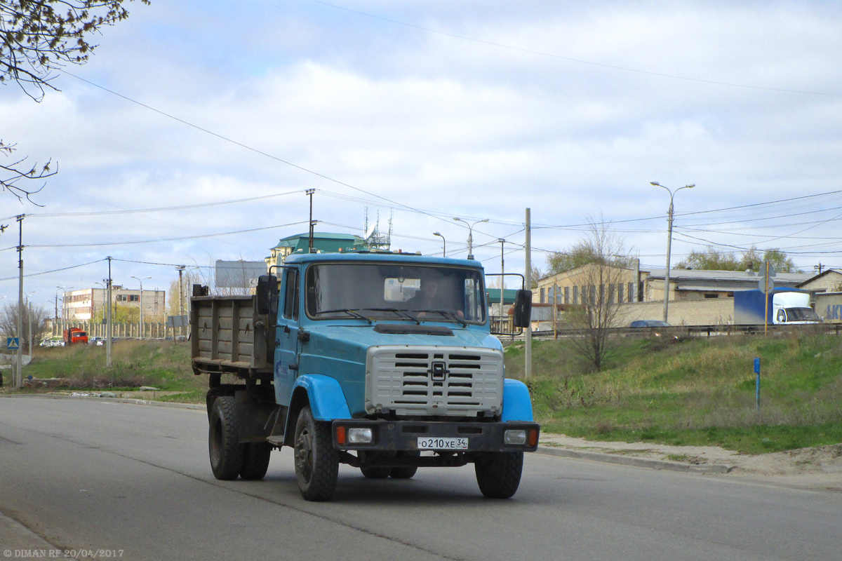 Волгоградская область, № О 210 ХЕ 34 — ЗИЛ-494560