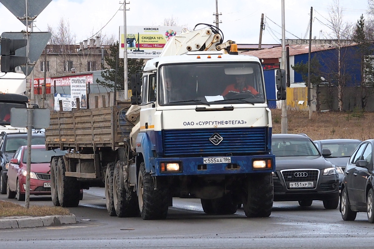 Ханты-Мансийский автоном.округ, № С 555 АА 186 — Урал-44202-80