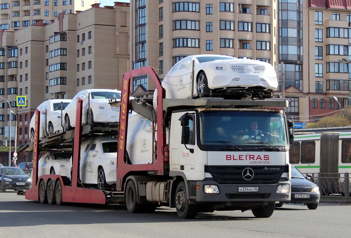 Ставропольский край, № Н 334 НС 26 — Mercedes-Benz Actros ('2003) 1832