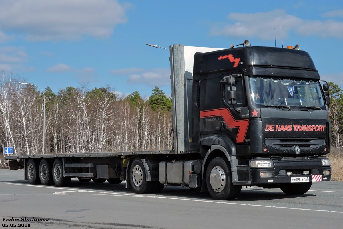 Самарская область, № О 609 ЕХ 163 — Renault Premium ('1996)