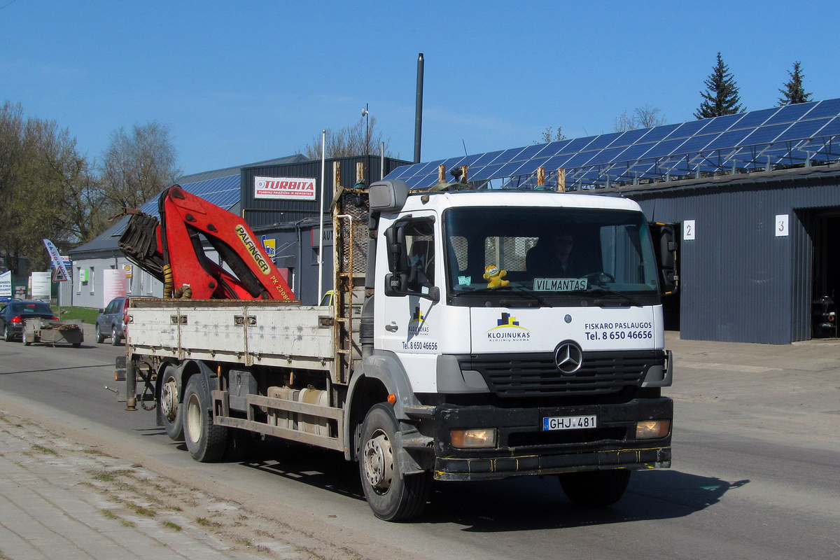 Литва, № GHJ 481 — Mercedes-Benz Atego 2528