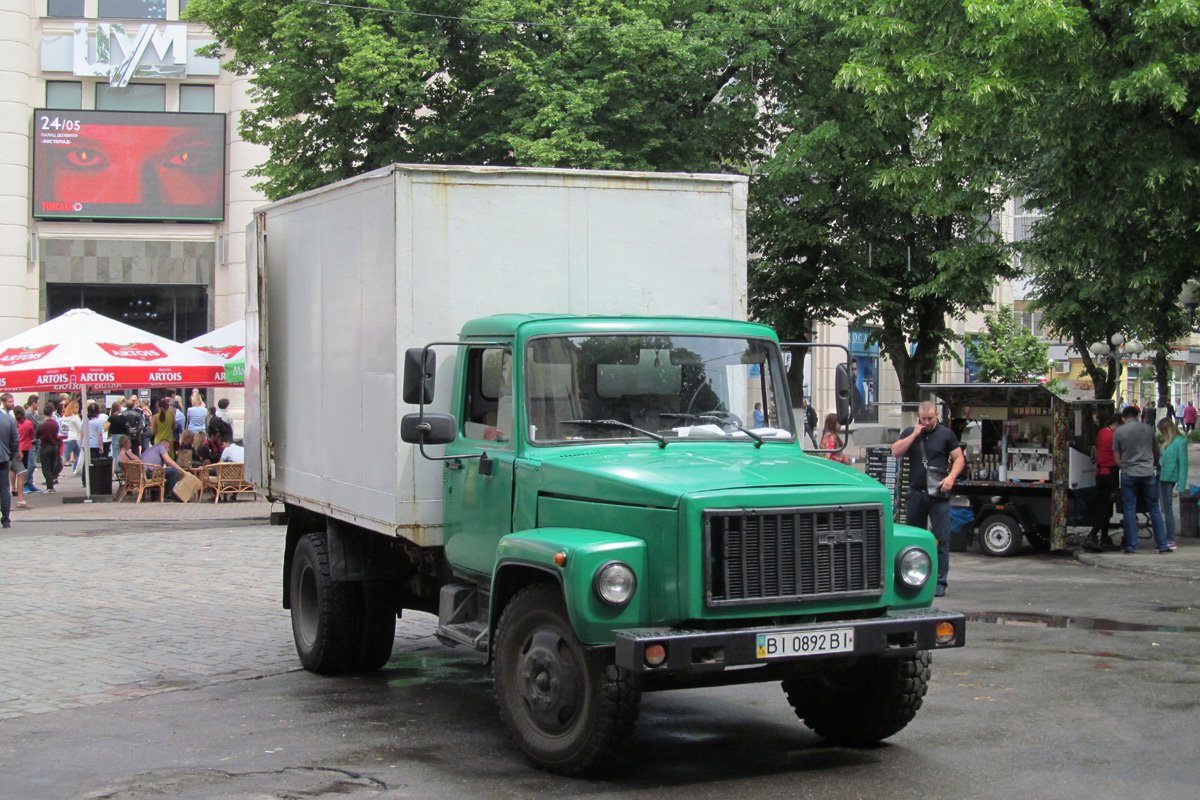 Полтавская область, № ВІ 0892 ВІ — ГАЗ-3307