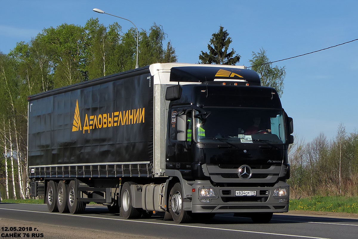 Ярославская область, № 3116 — Mercedes-Benz Actros ('2009) 1844