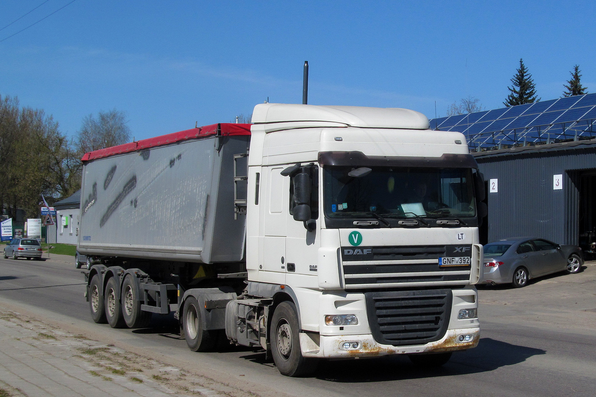 Литва, № GNF 392 — DAF XF105 FT