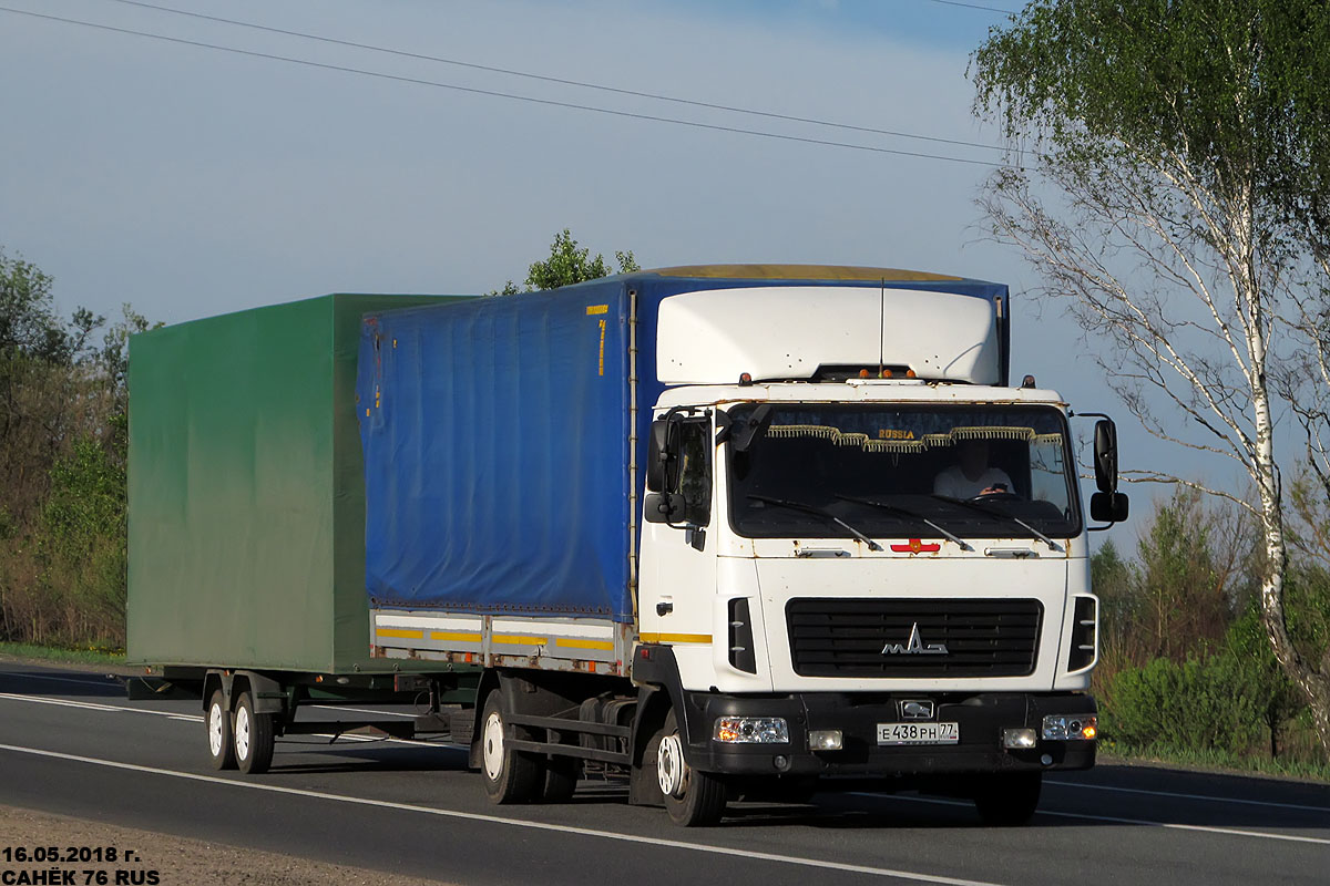 Москва, № Е 438 РН 77 — МАЗ-4371P2 "Зубрёнок"