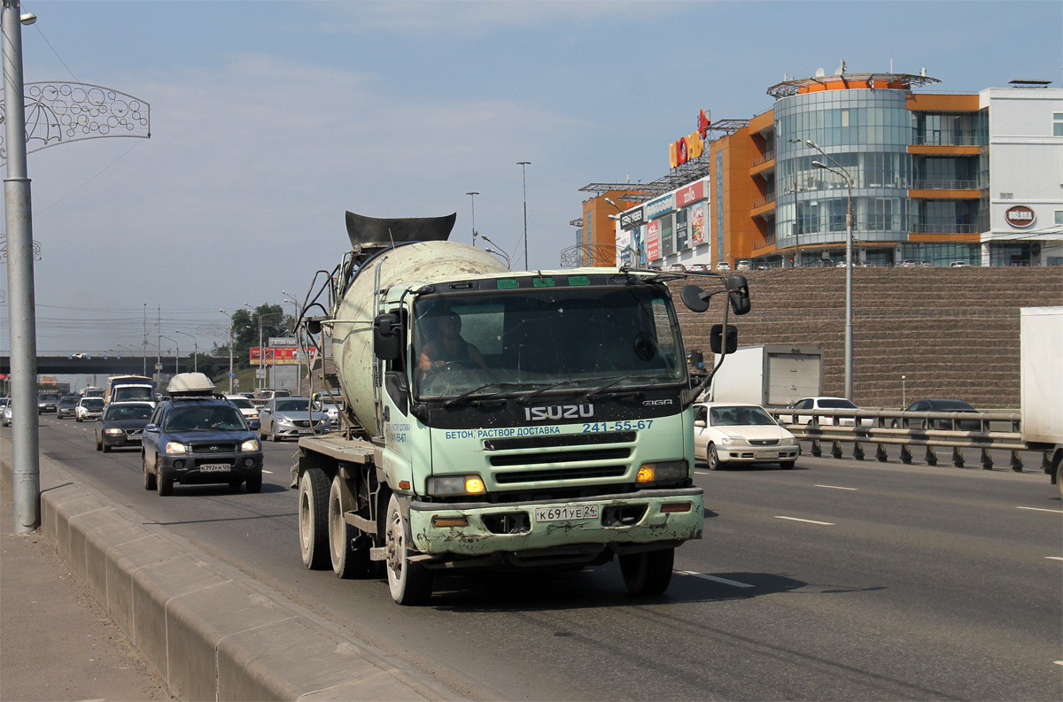 Красноярский край, № К 691 УЕ 24 — Isuzu Giga (общая модель)