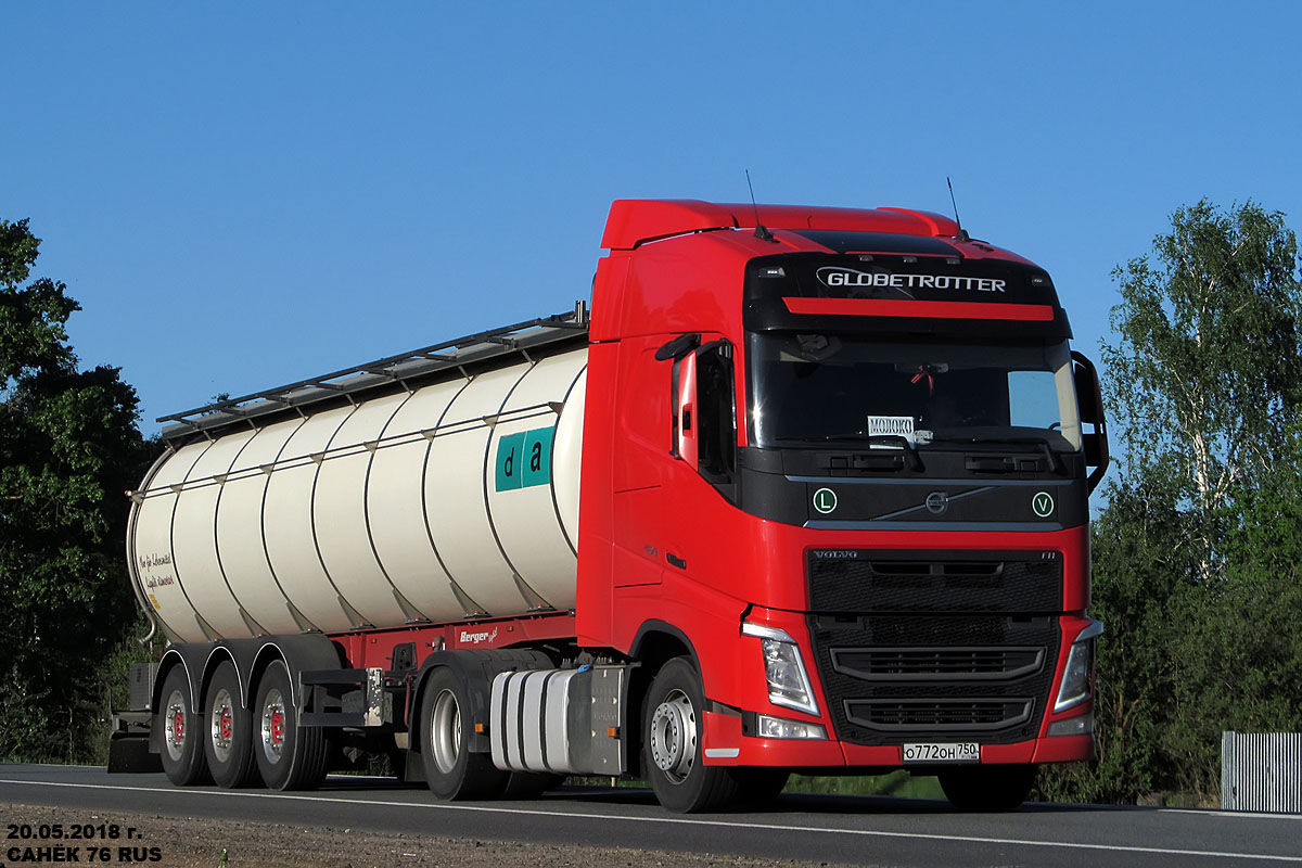 Московская область, № О 772 ОН 750 — Volvo ('2012) FH.460