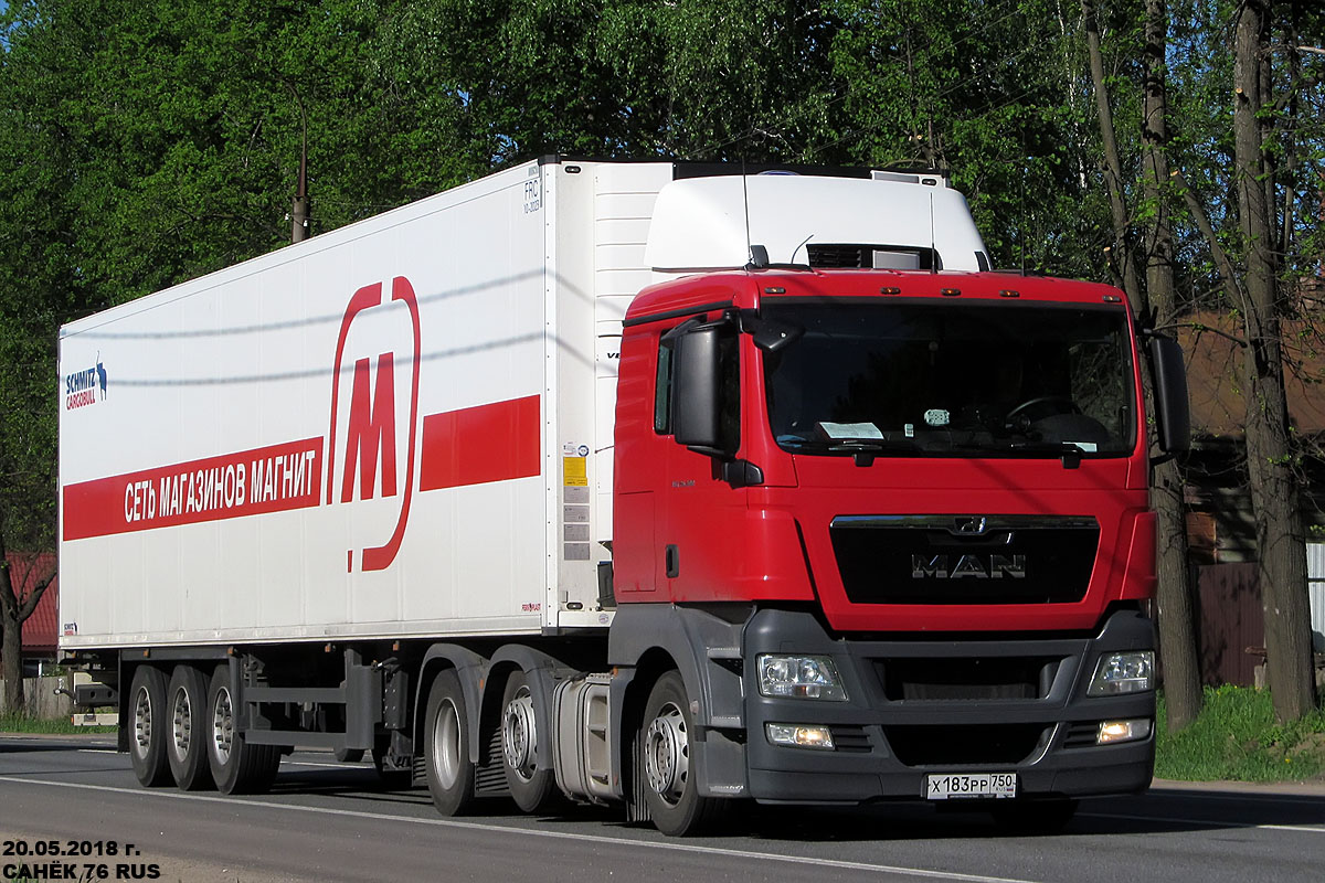 Московская область, № Х 183 РР 750 — MAN TGX ('2007) 26.400