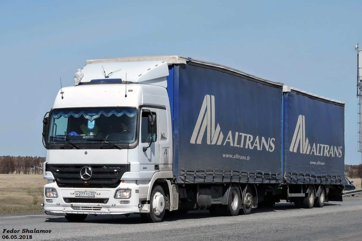 Алтайский край, № К 277 ТО 22 — Mercedes-Benz Actros ('2003) 2544