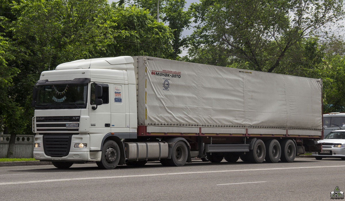 Алматинская область, № 583 KBB 05 — DAF XF105 FT