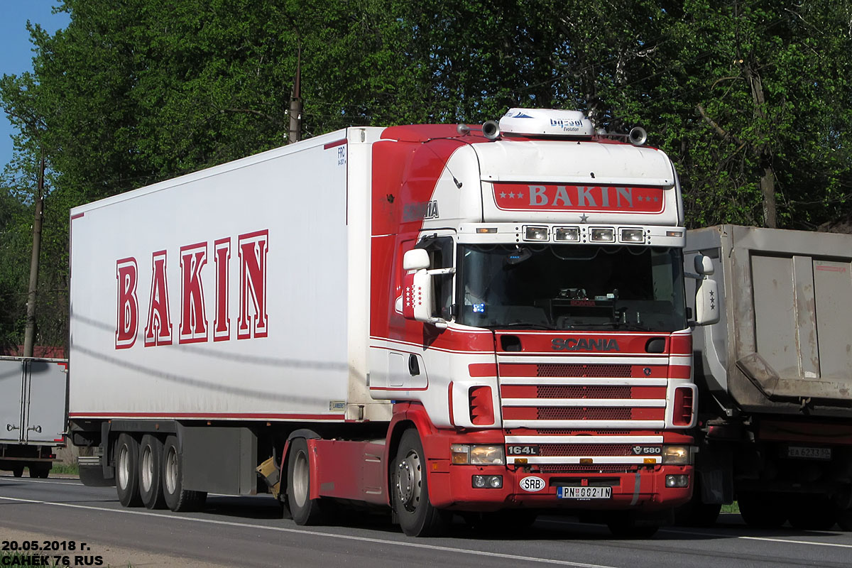 Сербия, № PN 002-IN — Scania ('1996) R164L