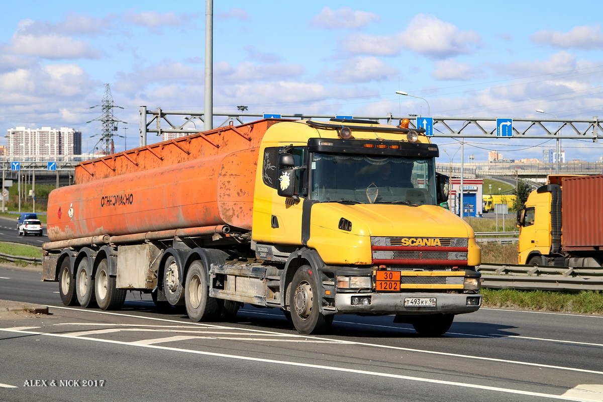 Санкт-Петербург, № Т 493 КУ 98 — Scania ('1996) T-Series 114G