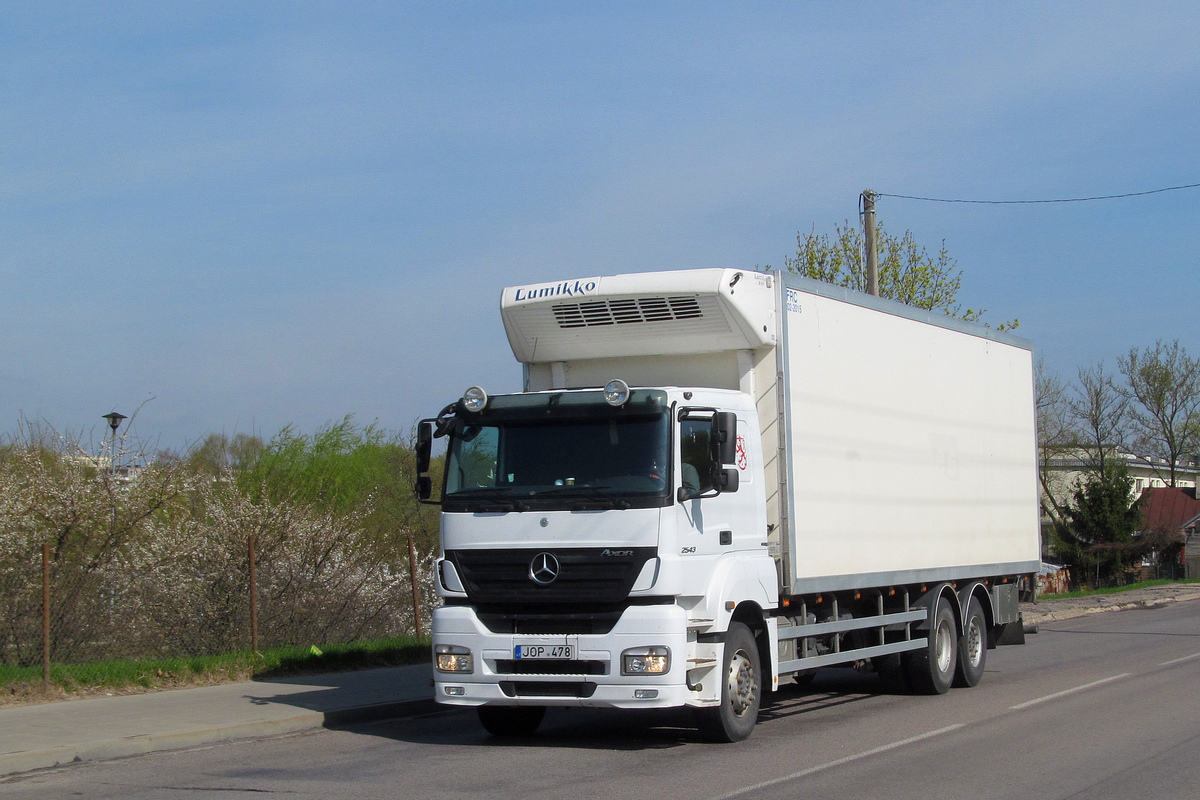 Литва, № JOP 478 — Mercedes-Benz Axor 2543