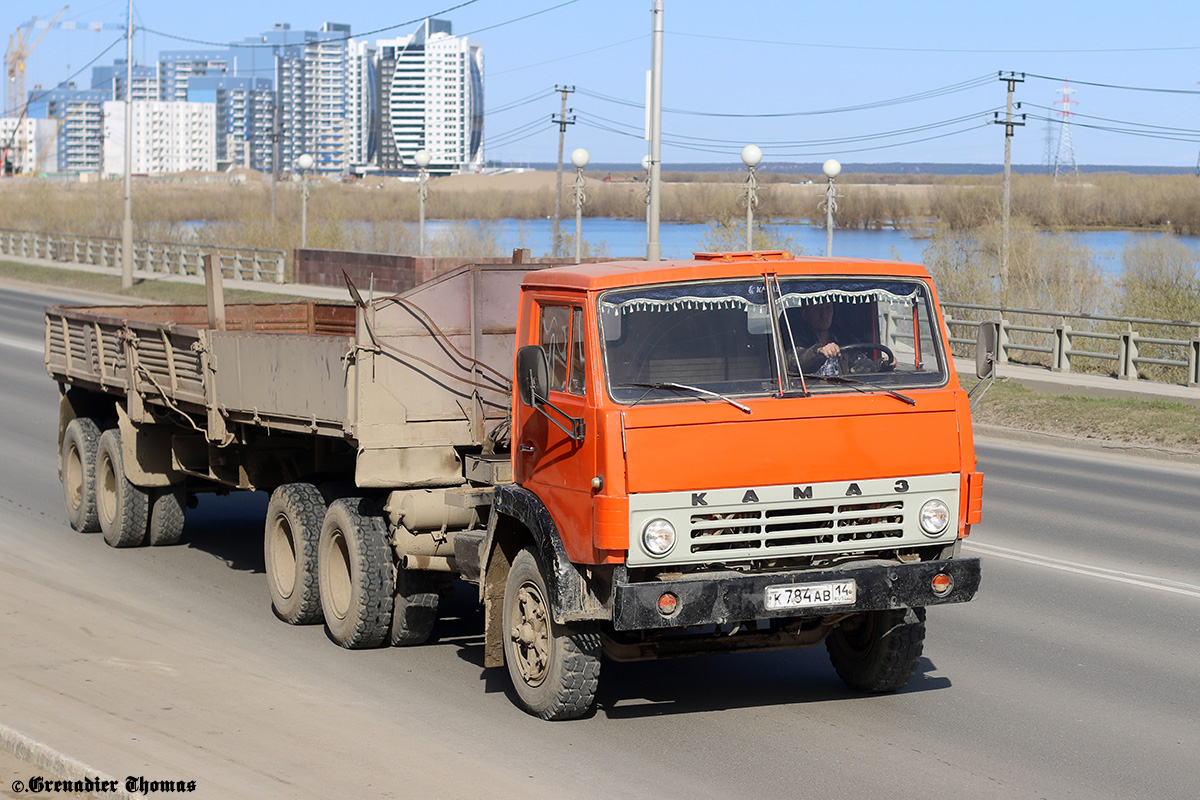 Саха (Якутия), № К 784 АВ 14 — КамАЗ-5511