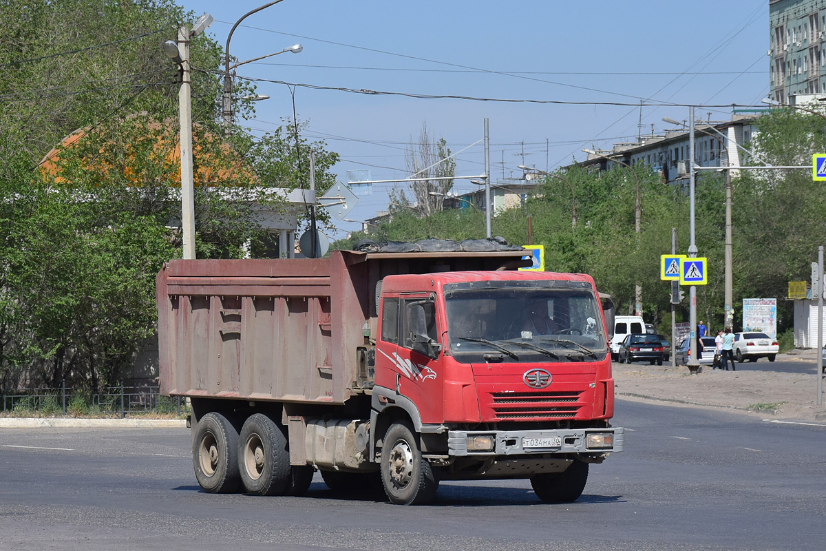 Астраханская область, № Т 034 МА 30 — FAW J5 CA3252