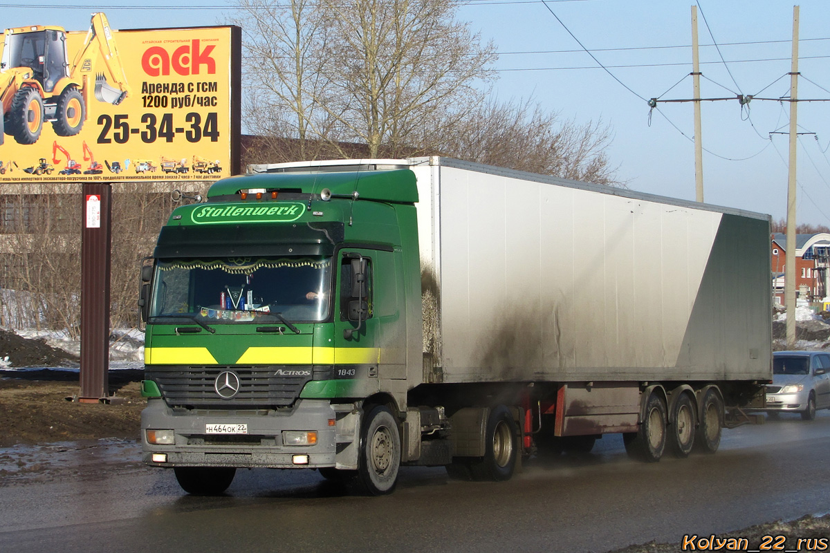 Алтайский край, № Н 464 ОК 22 — Mercedes-Benz Actros ('1997) 1843