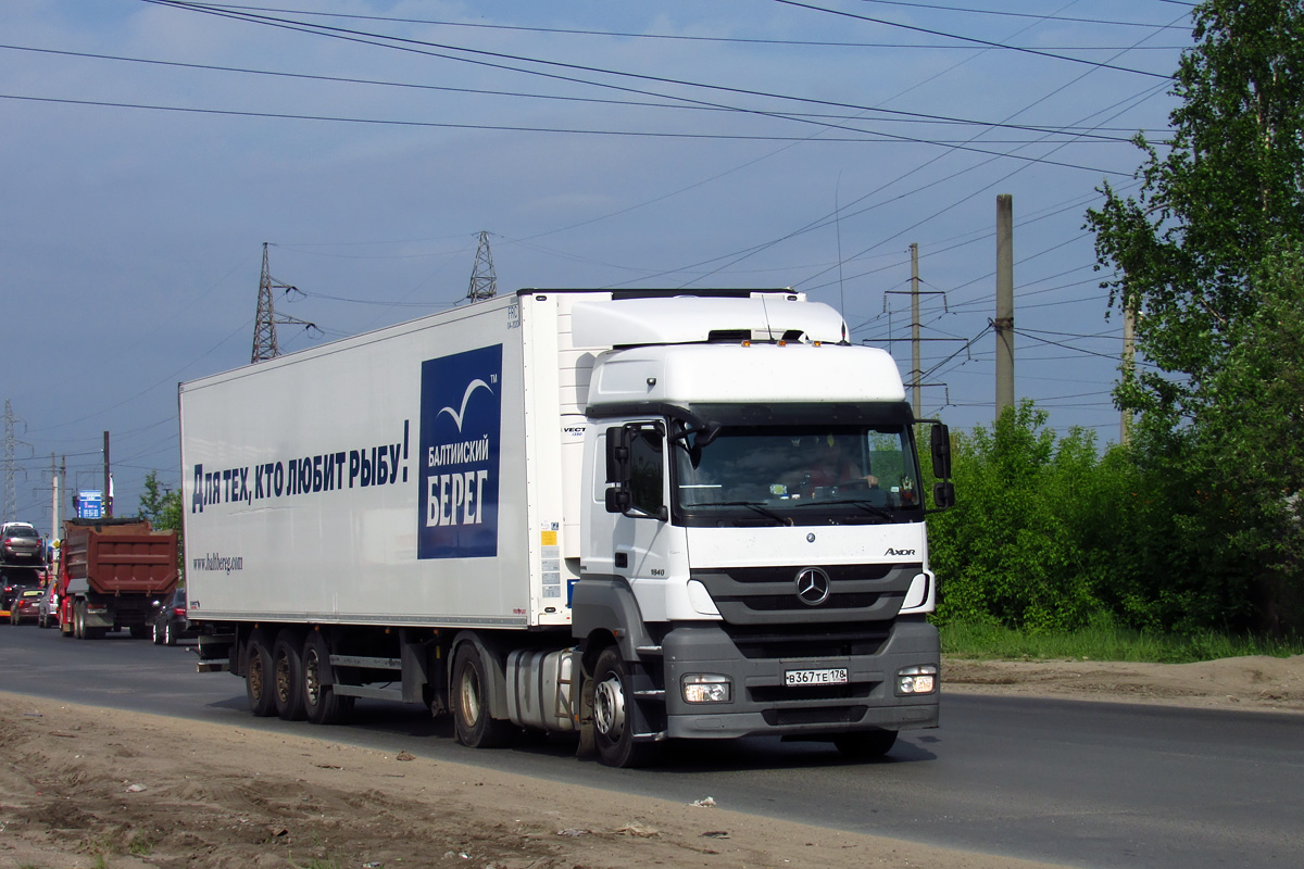 Санкт-Петербург, № В 367 ТЕ 178 — Mercedes-Benz Axor 1843 [Z9M]