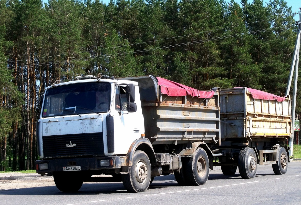 Могилёвская область, № АА 6407-6 — МАЗ-5551 (общая модель)