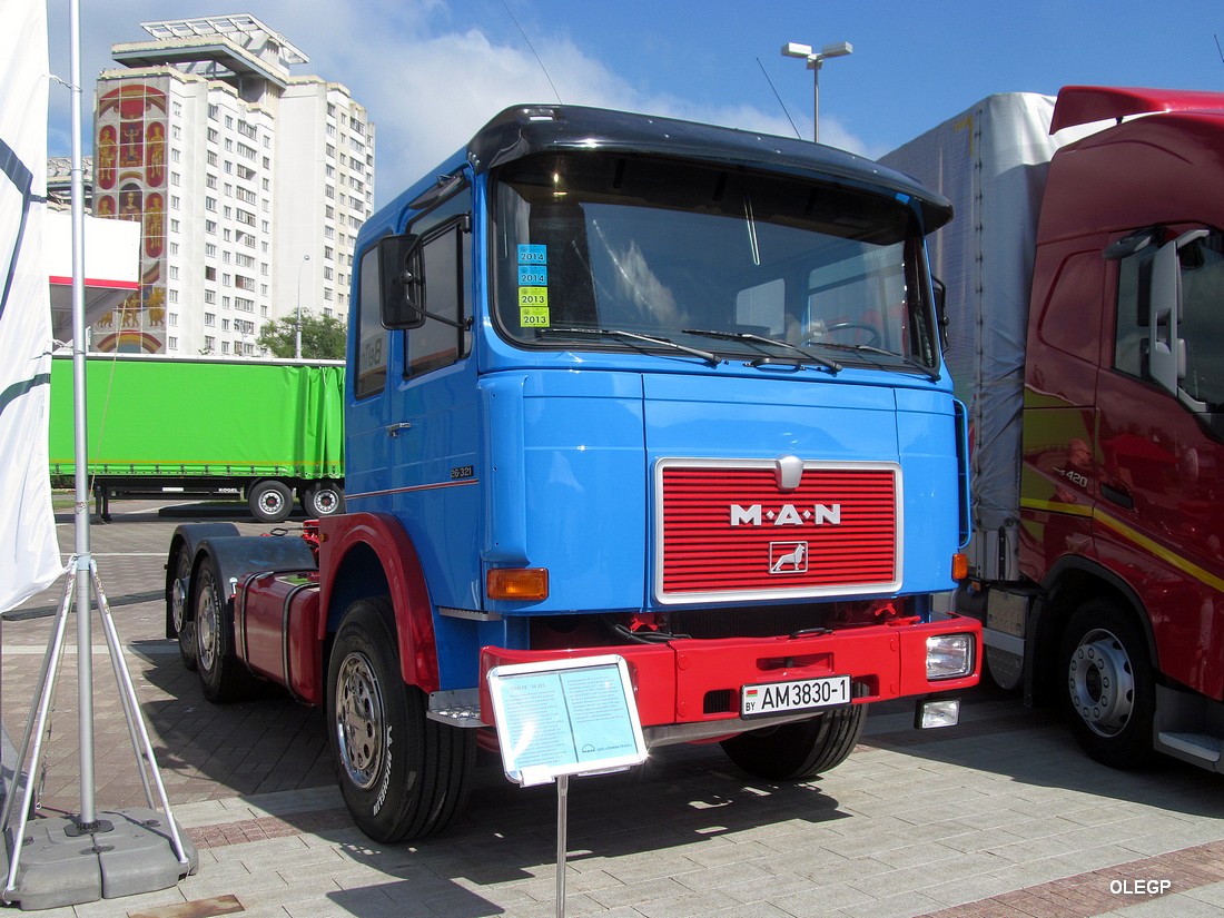 Брестская область, № АМ 3830-1 — MAN F8 (общая модель); Минск — Выставка "БАМАП-2018"