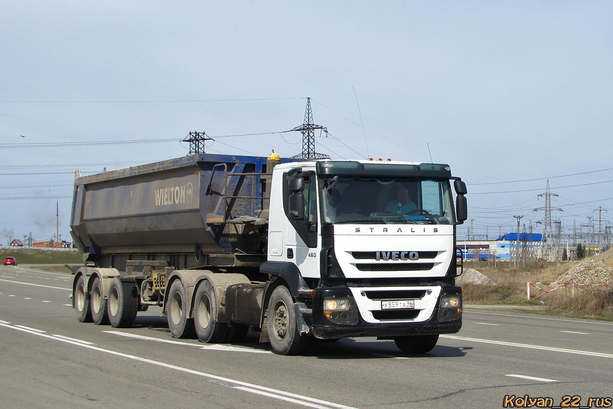 Алтайский край, № У 859 ТА 96 — IVECO Stralis ('2007) 450