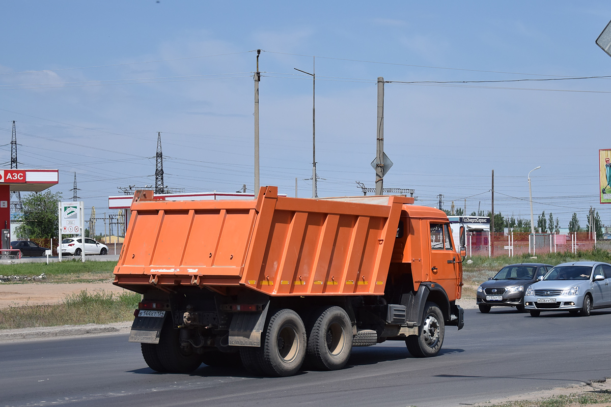 Волгоградская область, № В 144 ХТ 134 — КамАЗ-65115-62