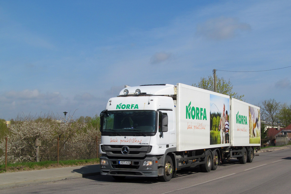 Литва, № JGT 432 — Mercedes-Benz Actros ('2009) 2541