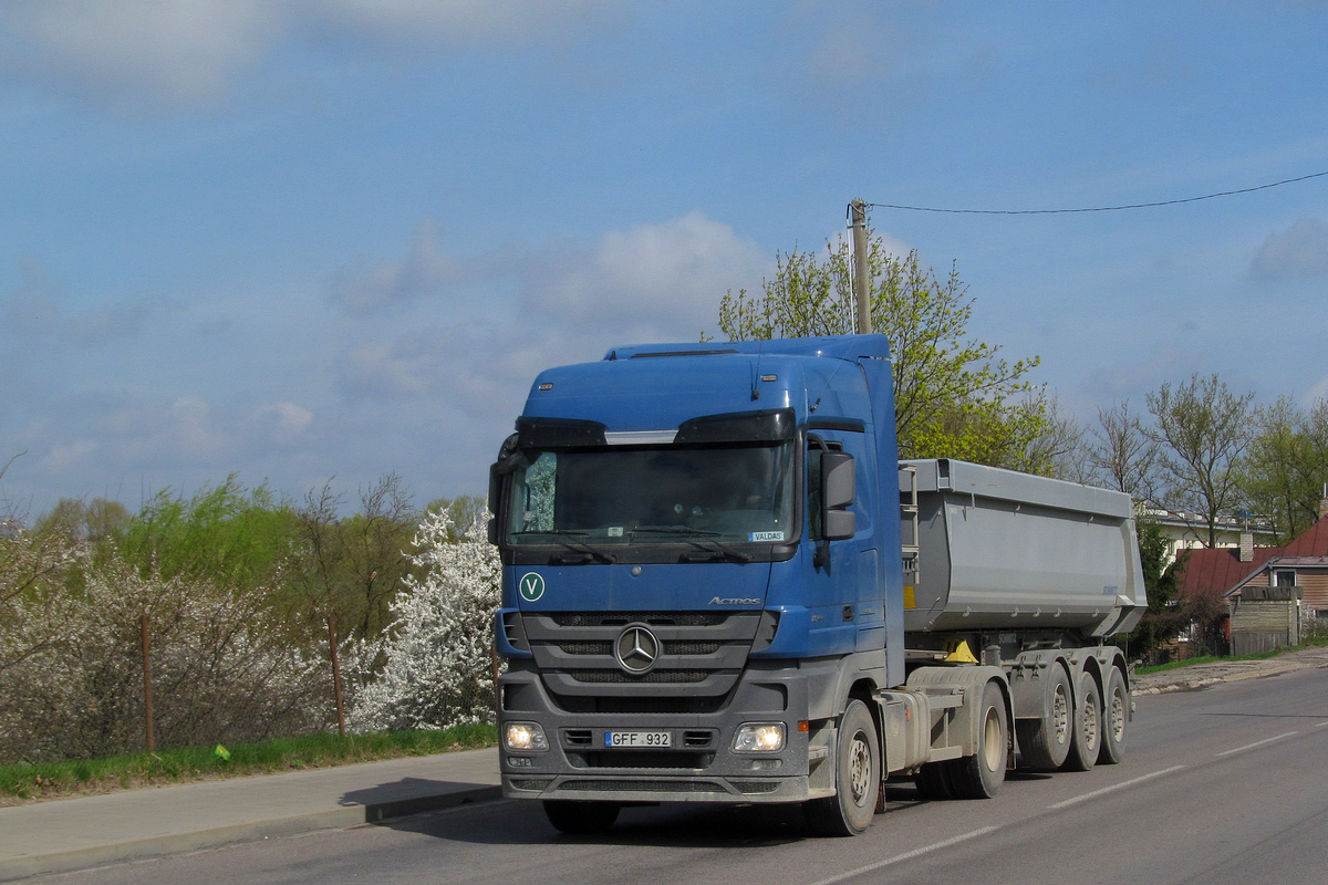 Литва, № GFF 932 — Mercedes-Benz Actros ('2009) 1844