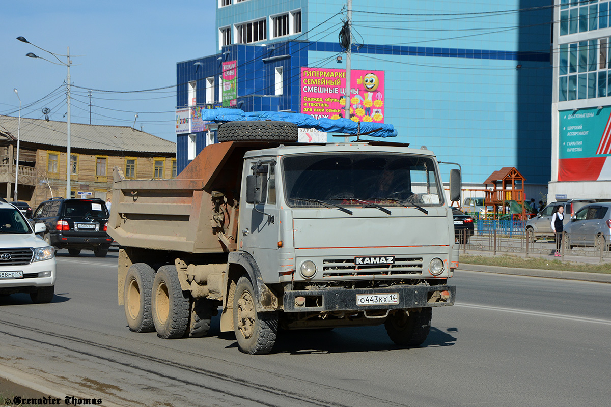 Саха (Якутия), № О 443 КХ 14 — КамАЗ-55111 [551110]