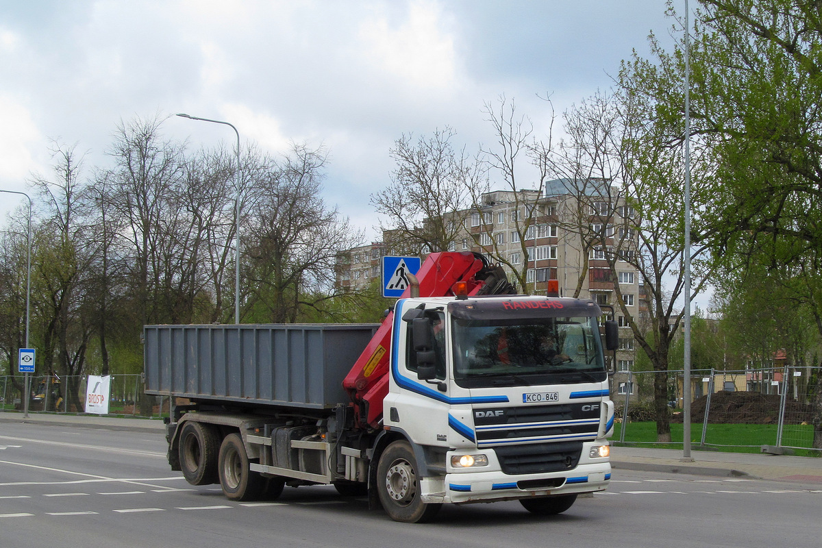 Литва, № KCO 846 — DAF CF65/75/85 (общая модель)