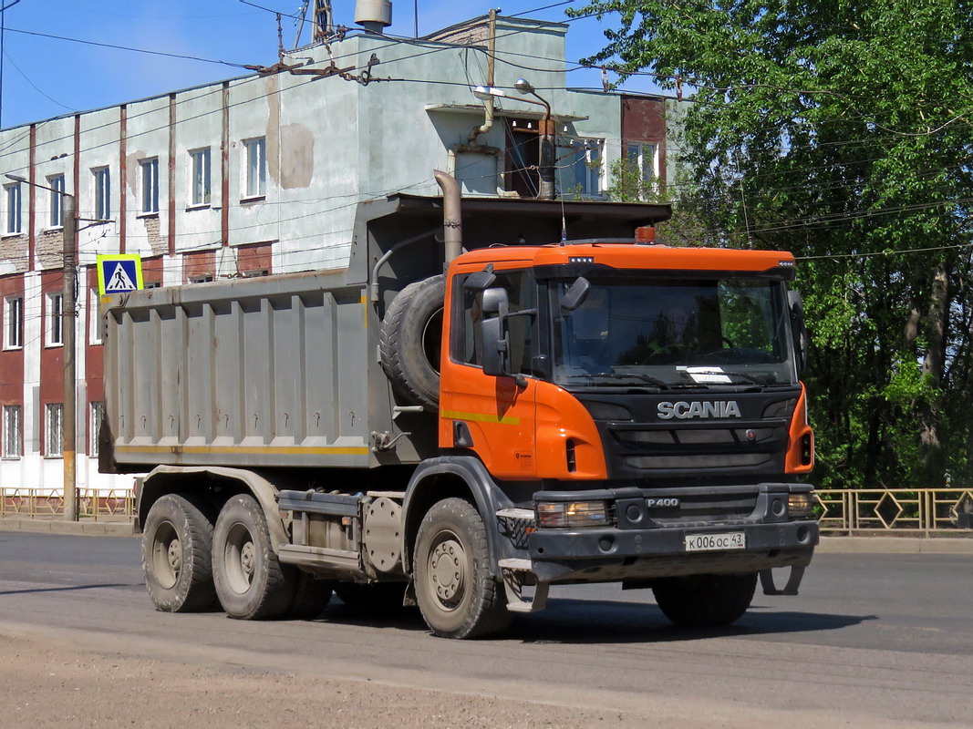 Кировская область, № К 006 ОС 43 — Scania ('2011) P400