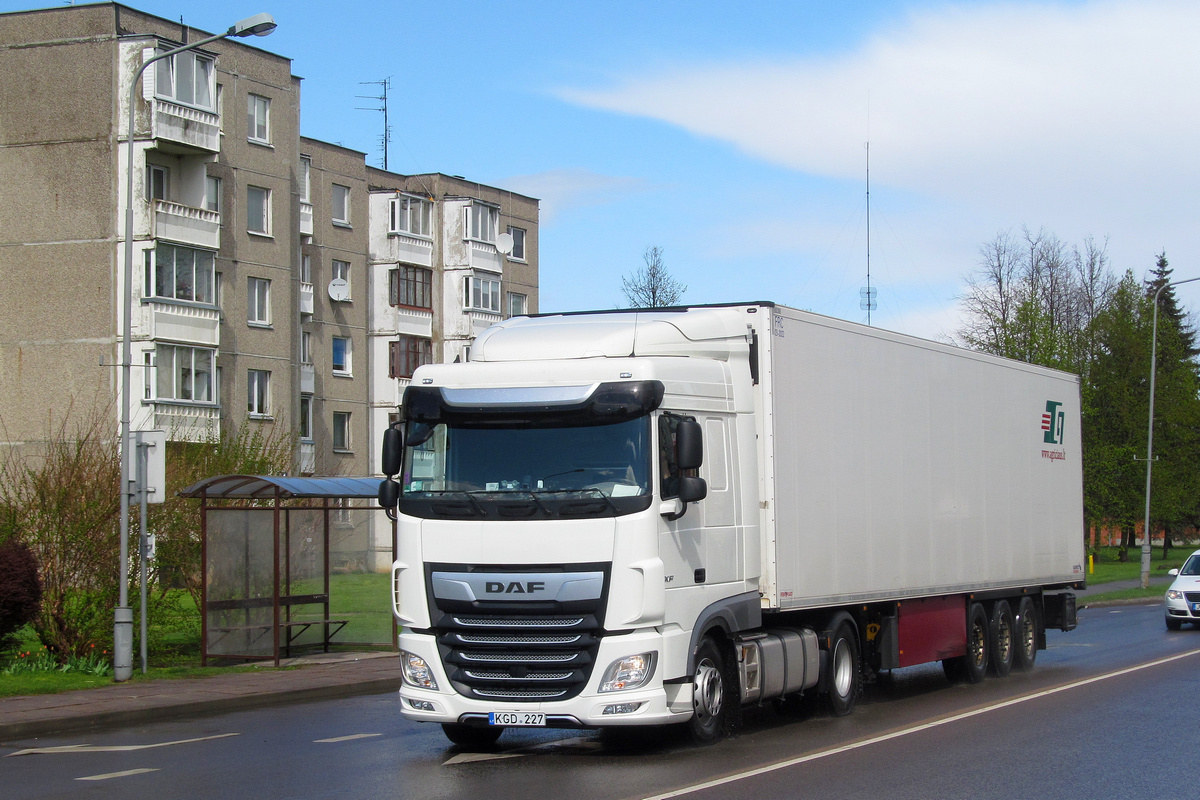 Литва, № KGD 227 — DAF XF Euro6 FT