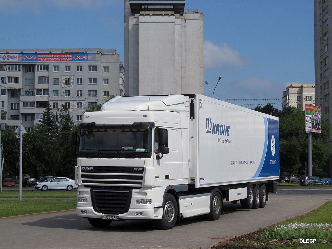 Минская область, № ТС 0777-5 — DAF XF105 FT; Минск — Выставка "БАМАП-2018"