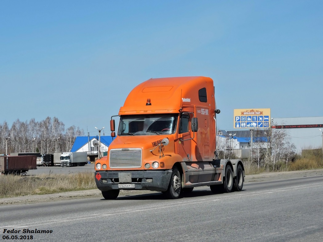 Тюменская область, № Е 624 КР 72 — Freightliner Century Class