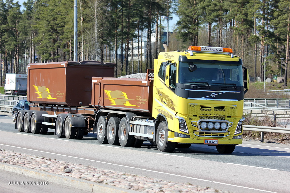 Финляндия, № BRK-552 — Volvo ('2012) FH16.600